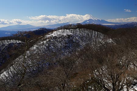 鍋割山稜からの富士