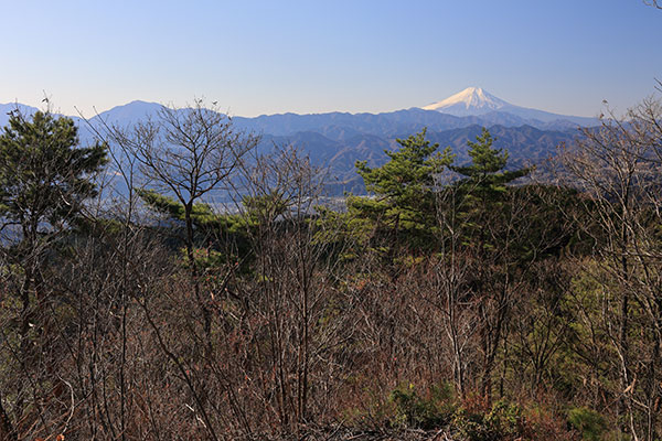 茅丸からの富士山