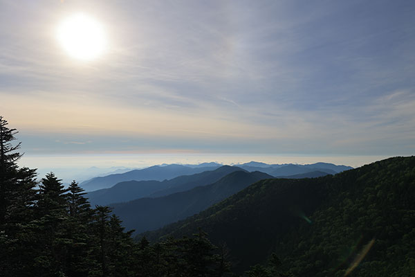 雲取山方面の眺め