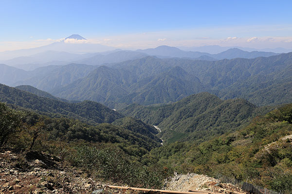 檜洞丸からの富士山