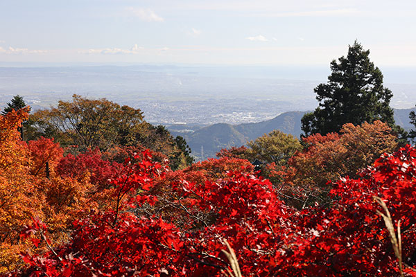 下社から江ノ島方面の眺め