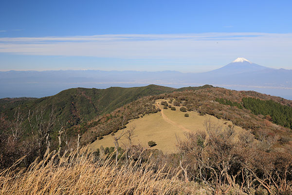 富士山と南アルプス