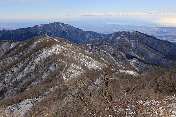 表尾根と大山