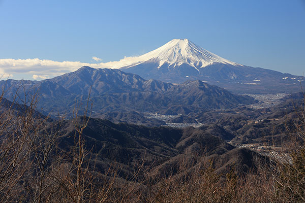 百蔵山からの富士