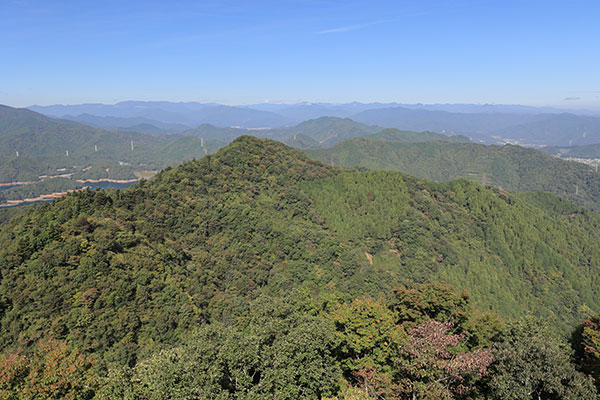 奥多摩、奥秩父、大菩薩方面の眺め