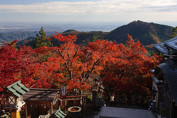御岳山山頂からの眺め