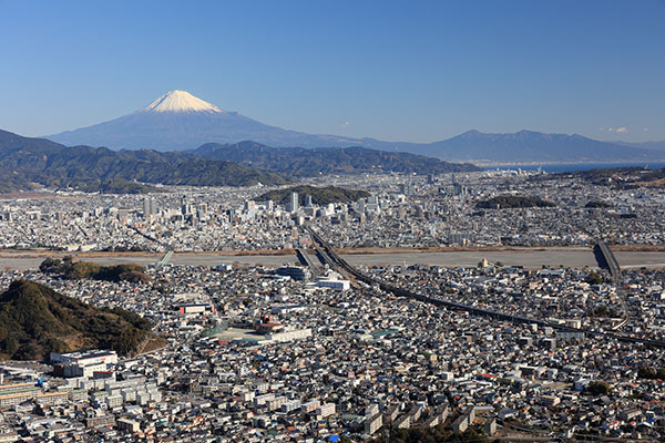 朝鮮岩からの富士