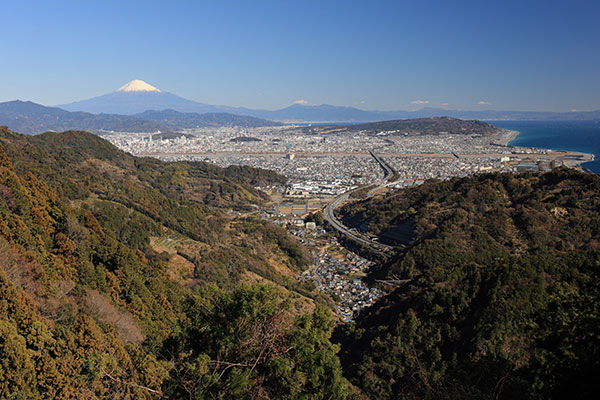 富士山などの眺め