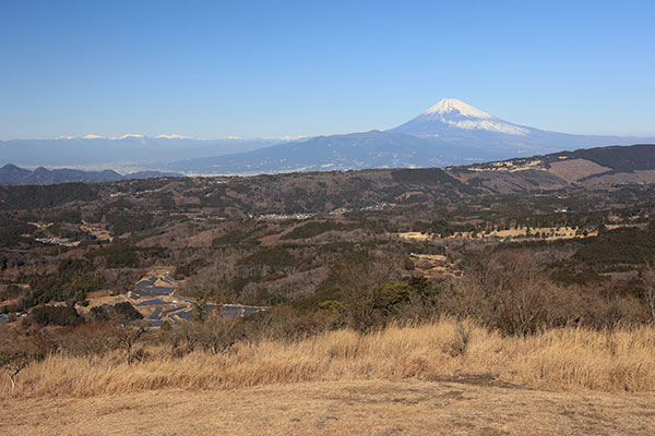 富士山と南アルプス