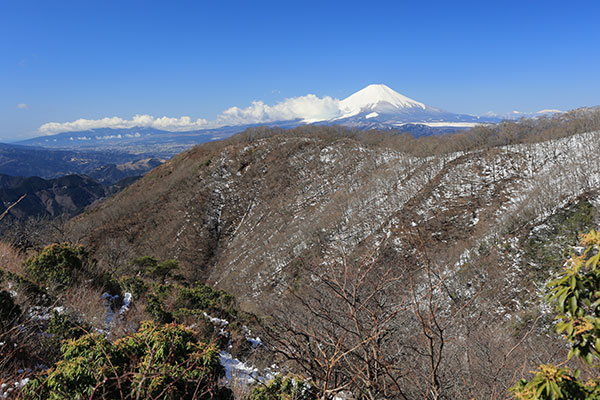 花立付近からの富士