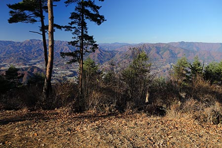 倉岳山から北側の眺め