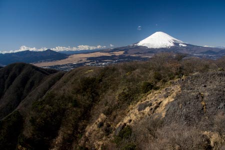 金時山からの富士