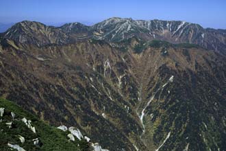木曽駒ヶ岳方面の眺め